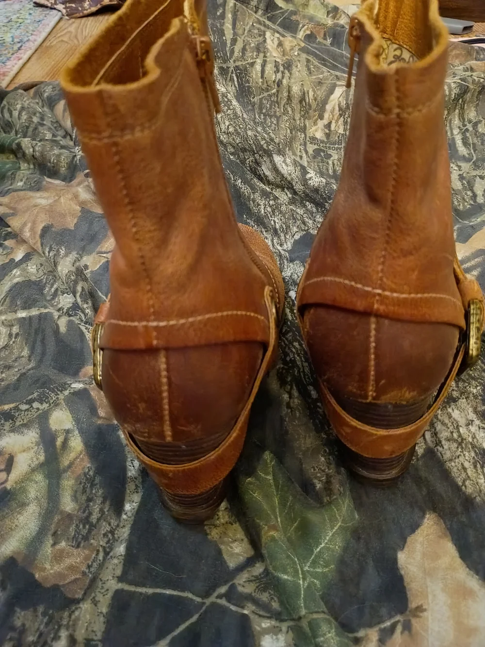 Zodiac USA Ankle Wedge Boot - Tan